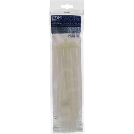 Collier Serre-câble Nylon Edm 100x2.5mm Fixation Rapide Et Durable En Nylon - Edm (1/3)