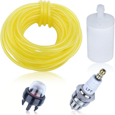 Kit de Bougie pour Filtre de Tuyau de Carburant de Pompe d'Amorçage pour Tronçonneuse Husqvarna Craftsman McCulloch, débroussailleuse, désherbeur, souffleur (1/5)