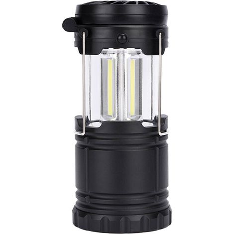 Lanterne De Camping - 360° LED Rétractable - Étanche IPX4 - Acier Inoxydable Et ABS - Pour Urgence Extérieur Randonnée Pique-Nique - 1 Pièce (1/5)