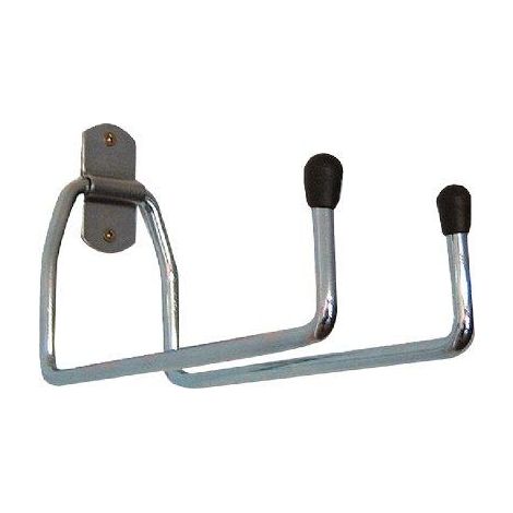 SUPPORTO A GANCIO DOPPIO 305 MINUTEX - ACCIAIO ZINCATO CM  8X5- 8 pezzi