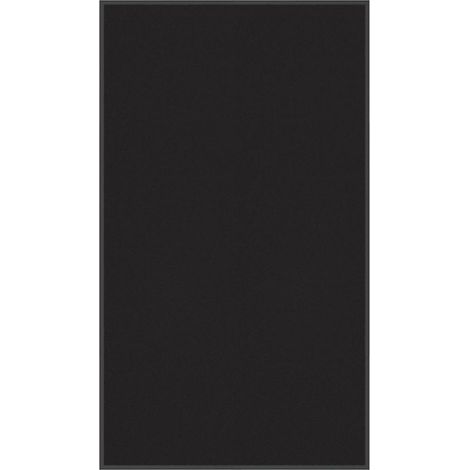 Paillasson antidérapant intérieur extérieur 115 x 200 cm en polypropylène noir