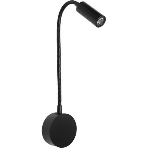 Lampe De Lecture LED 3W, Col Cygne, Noire, Blanche Et Argentée, (1/5)