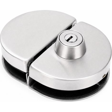 Serrure de porte en verre, serrure de porte en verre coulissante performance antivol Portes en verre sans cadre pour portes en verre sans cadre