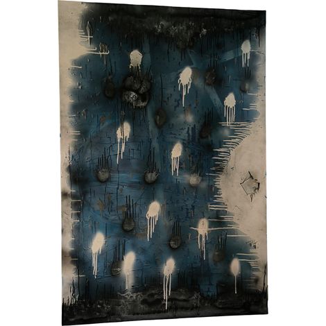 Nikcorp Quadro su Tela Astratto Blu 150x100 cm (1/3)