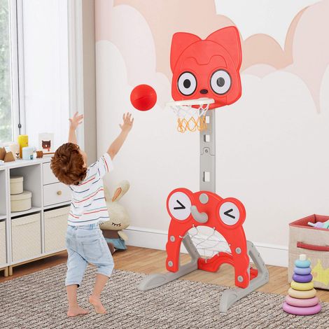 Toddler Basketball Hoop & Soccer Goal - 4-in-1 Sports Set (1/5)