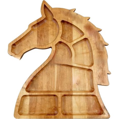 Plateau en bois pour amuse-bouches et fruits sur le thème du football - Marron - 35 x 25 cm (1/5)