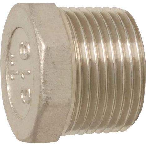Tapón de acero inoxidable GZ de 1/4 de pulgada