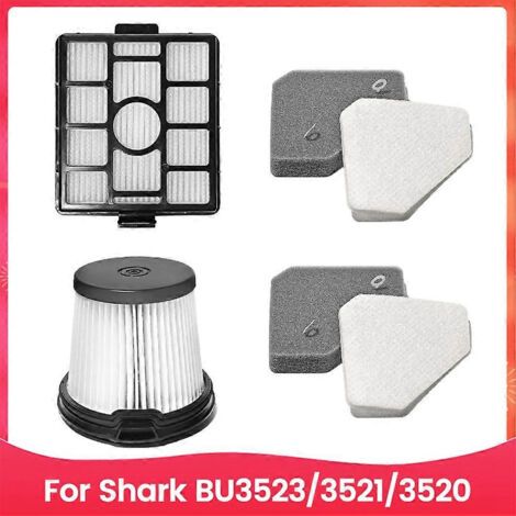 LAN Ensemble de 4 filtres pour aspirateur Shark BU3523, BU3521 et BU3520. Accessoires pour aspirateur : filtre Spar. (1/5)