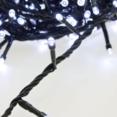 Catena luminosa luci per decorazioni natalizie 300 led -  Bianco