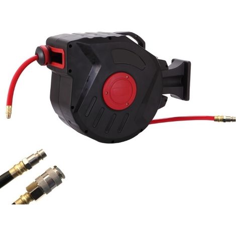 Tubo aria compressa con avvolgitubo automatico 15 + 1m