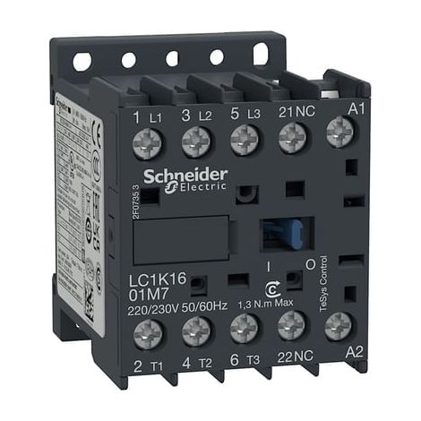 TeSys LC1K - contacteur - 3P - AC-3 440V - 16A - bobine 230Vca