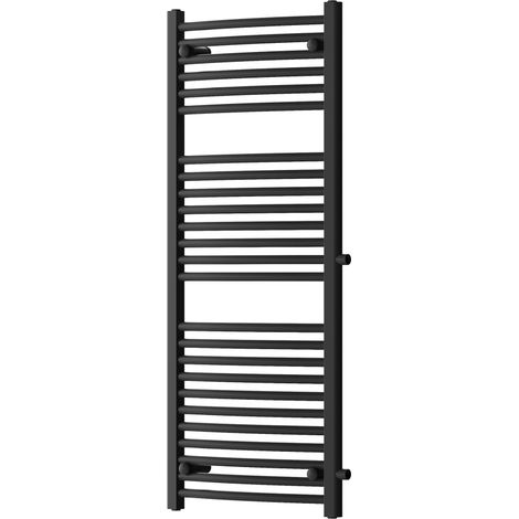 Radiateur latéral de salle de bains Mexen Ares 1200 x 500 mm, 531 W, noir - W102-1200-500-00-70-S (1/3)
