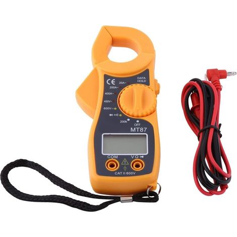Automatic Digital Multimeter, AC/DC Clamp Meter, Voltmeter, Ammeter, Ohmmeter, Voltage Tester, Large Digital LCD Screen (1/5)