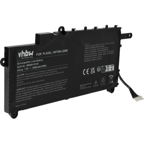 vhbw Akku kompatibel mit HP Pavilion 11-N006NX, 11-N006NA, 11-N005NS, 11-N005NA, 11-N005EJ, 11-N004NV, 11-N004EJ Notebook (3800 mAh, 7,6 V, Li-Ion) (1/5)