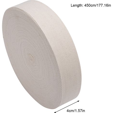 Ruban de Greffe pour Bonsai - Ruban d'Arbre en Coton - Ruban de Greffe de 4cm en Blanc - Bande de Protection pour Jardinage (1/5)