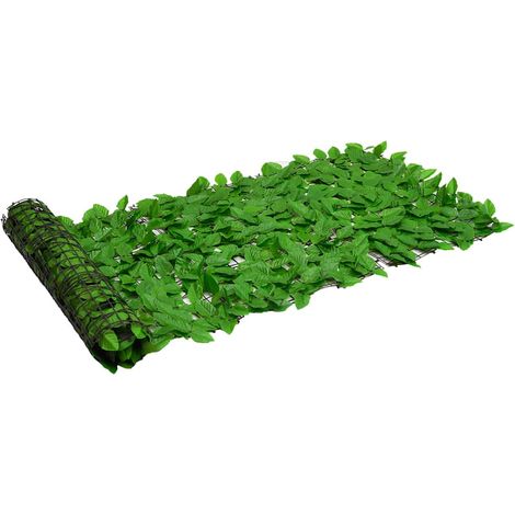 vidaXL Brise-vue de balcon avec feuilles vert 600x75 cm (1/5)