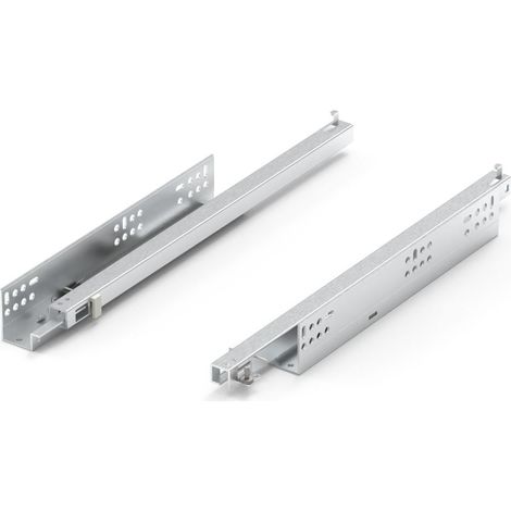 Q40 - 350 mm Unterflur-Schubladenführung, Teilauszug, Soft-Close, Tragkraft 35 kg