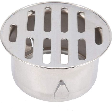 Siphon de toit en acier inoxydable - siphon de balcon rond - siphon extérieur anti-colmatage à grand déplacement (1/5)