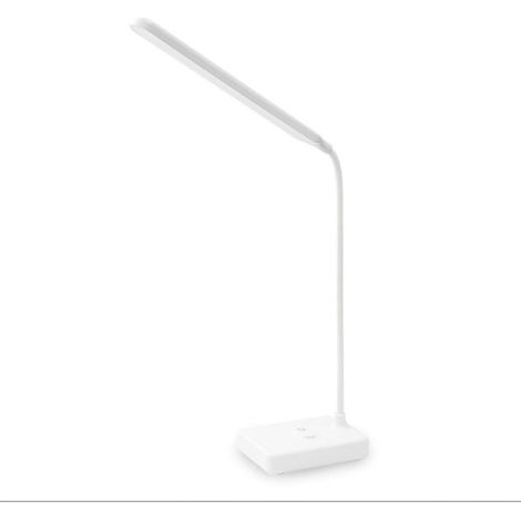 1 Lampe de bureau LED, flexible 360 degrés, tactile, rechargeable, support téléphone, lecture, bureau, chambre (1/5)