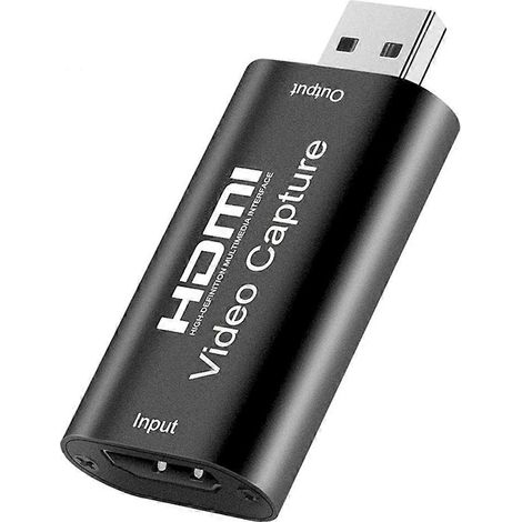 4K-HD-HDMI-zu-USB-2.0-Aufnahmekarte, 1080p-30Hz-HDMI-Videorekorder, Kameraaufzeichnung, Live-Streaming (1/5)