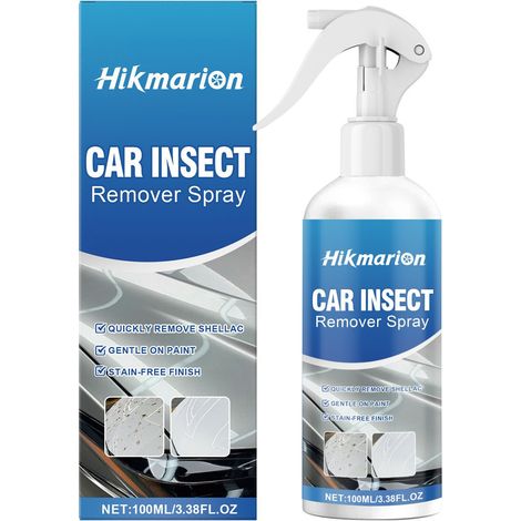 Insektenschutzspray fürs Auto – Tägliche Reinigung, Fleckenentfernung und Glanzverbesserung für Fahrzeugoberflächen – 100 ml -- DTEKGAZ (1/5)