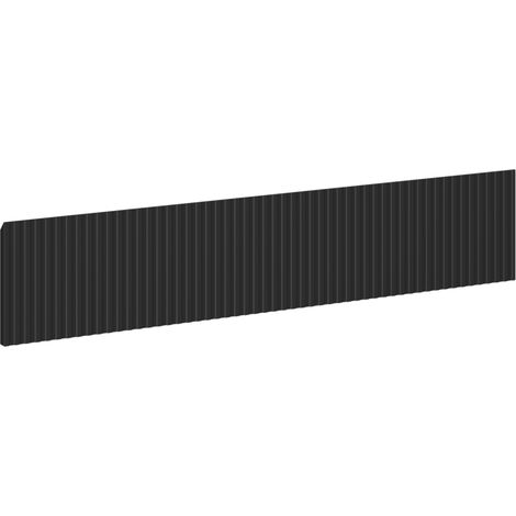 Devant de meuble de salle de bains Mexen Rivel rainuré 90 x 20 cm, noir mat - 91A20-0900-235-1-71 (1/2)