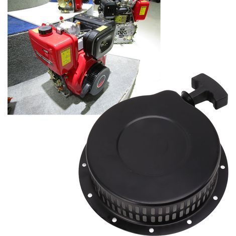 Pièces de moteur diesel refroidi par air, poignée de lanceur de motoculteur, poignée de lanceur de pompe à eau 186F-192F, démarreur de générateur (1/5)