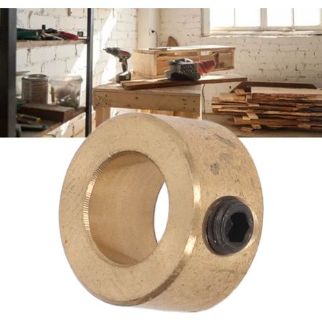 Interrupteur de fin de course en laiton pour le positionnement et le verrouillage rapides des forets. Outil de perçage pour le travail du bois, positionnement du foret 10 mm. (1/5)