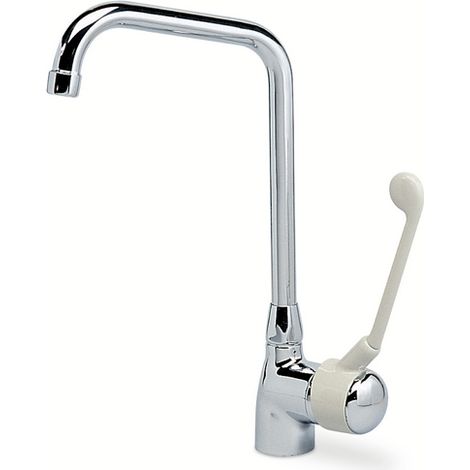 Monocomando Pesante 340 mm C Leva Antiurto River Cromo (1/2)