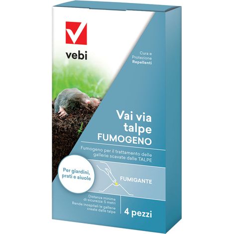 CARTUCCE FUMOGENE ANTI-TALPA Vai via Talpe  - VEBI