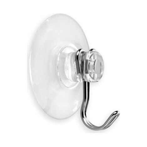 Blister de 2 ventouses 45mm avec crochet chromé 1218-1 inofix (1/2)