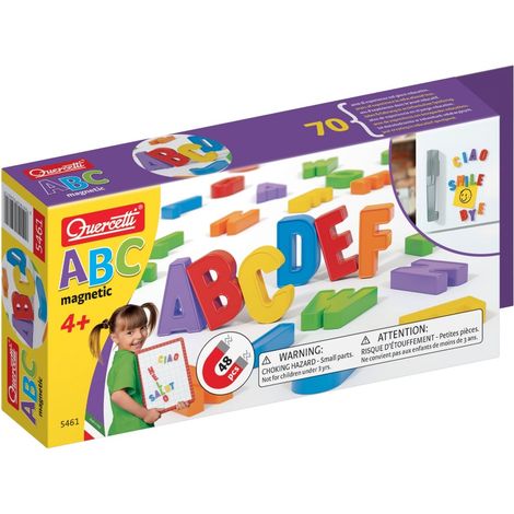 Quercetti - Magnetic Letters (48 pcs) - (QU-5461)