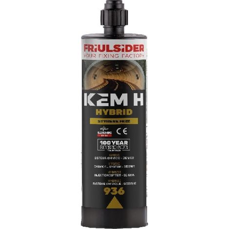 Sistema chimico per fissaggio antisismico friulsider senza stirene da 420ml - 9360000000001