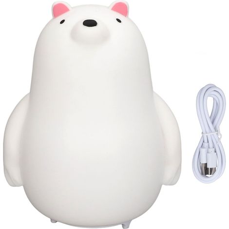 ours en silicone sept couleurs rechargeable par USB LED (1/5)