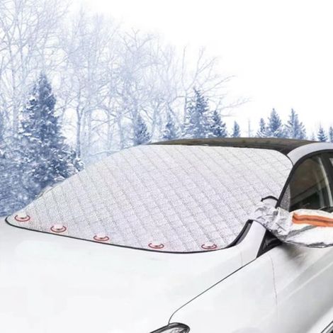 Funda para ventana de coche - Funda de invierno con imán - Anticongelante - Con 5 imanes (1/5)