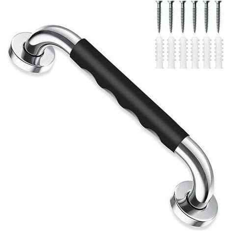 Barre d'appui en acier inoxydable pour salle de bain, baignoire, douche, poignée de sécurité, barres d'appui de sécurité, barre d'appui en chrome pour salle de bain, baignoire, douche, cuisine, chambr (1/4)