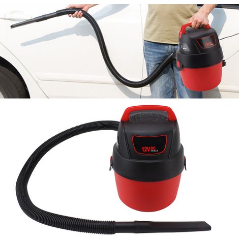 Aspirateur eau et poussière 100 W 12 V CC, cordon de 5 mètres de long, capacité de 4 L, haute puissance, forte aspiration pour voitures. (1/5)