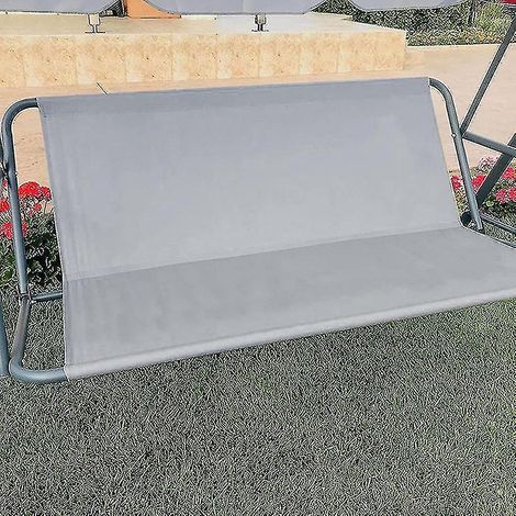 Lot de 2/3 housses de siège pour balancelle de jardin, remplacement de banc suspendu, hamac, tissu résistant, couvre-assise extérieur (1/2)