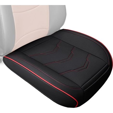 Housse en cuir pour siège inférieur  Housse en cuir antidérapante pour siège de voiture – Protections de voiture pour berline, monospace, voitures de course, camions, SUV (1/5)