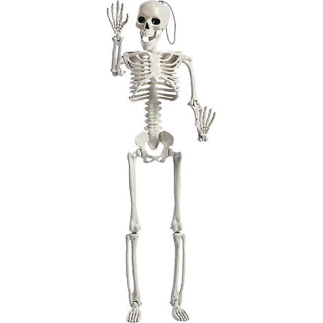Halloween-Skelett-Dekorationen mit beweglichen Gelenken, fliegendes Halloween-Skelett-Ornament, Geschenk für Halloween-Partys und Festivals, gruselige Requisiten (1/5)