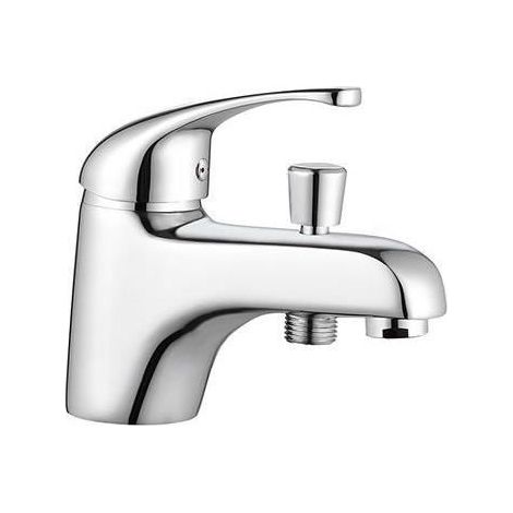 Mitigeur bain douche ROUSSEAU CARDIFF monotrou chromé - Economie d'eau - Finition brillante (1/2)