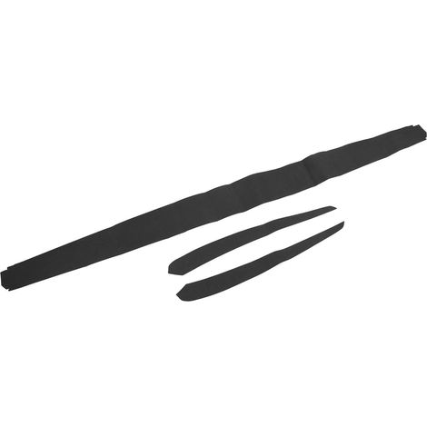 Garniture de Porte Intérieure en Suède Souple, Moulure Tableau de Bord pour Tesla Model 3 Y 2019-2023, Noir, Kit de Remplacement (1/5)