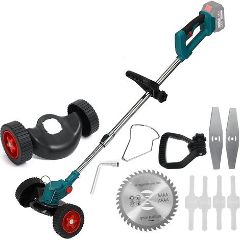 Tondeuse à Gazon électrique 2000W Tondeuse à Gazon sans Fil Taille-haie réglable élagage de Puissance de Jardin Portable (Color : No Battery, Size : Q) (1/5)