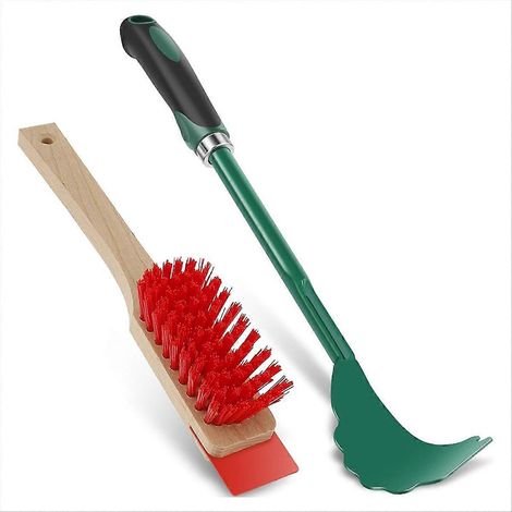 Mähdeck, Scheuerbürste, Bürste mit steifen Borsten, Mähdeck für die Rasenmäherwartung und Gartenarbeit (1/5)