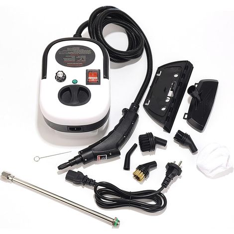 Nettoyeur vapeur pour la maison et la voiture, nettoyeur vapeur portable à main, 6 vitesses réglables, puissance de 1500 watts. (1/5)