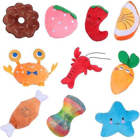 Lot de 10 jouets à mâcher pour animaux (1/3)