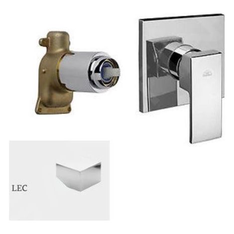 Paffoni Level - Mitigeur encastré pour 1 sortie, chrome LECBOX010CR (1/3)