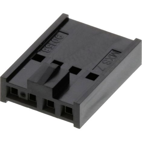 Molex Buchsengehäuse-Kabel  Polzahl Gesamt 4 Rastermaß: 2.54 mm 901560144 1 St. Bag