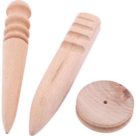 3 Arten von polierten Schleifwerkzeugen zum Polieren der Kanten von Leder und Holz (3-in-1-Set). (1/5)
