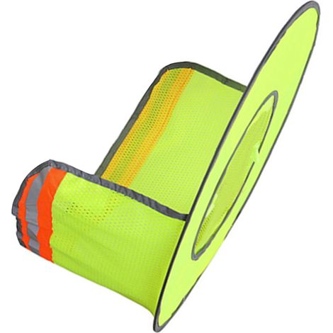 La visière de casque avec protection solaire est adaptée aux casques de sécurité réfléchissants pour une installation extérieure sur les chantiers de construction. (1/5)